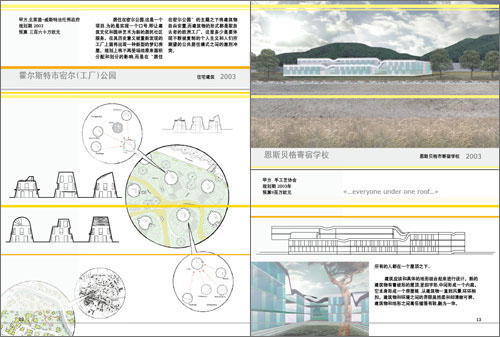 a lively layout with a diagram and 3d-previews