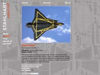 a grey page with one big picture of a plane