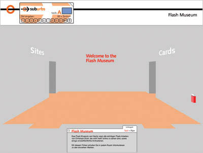 The lobby of the Flash Museum