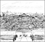 The Forbidden city from Jingshan Park