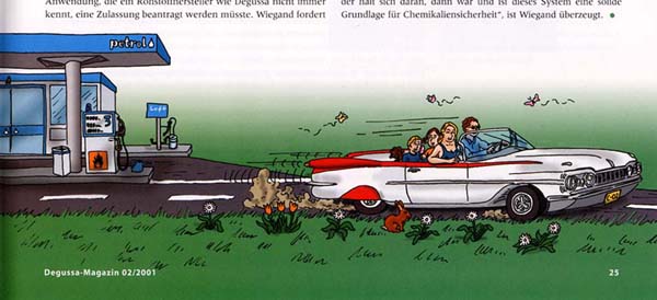 a big fat car is driving through a 